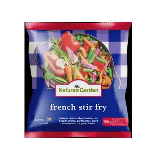 Nature's Garden Frozen French Stir Fry 700g