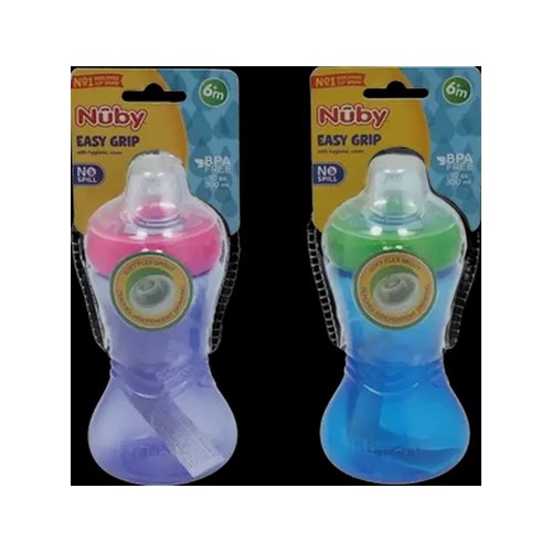 Nûby Easy Waves Soft Spout Cup 300ml 6 Months + (Colour May Vary)