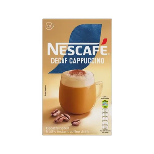 nescafe decaf instant cappuccino 10 x 15g