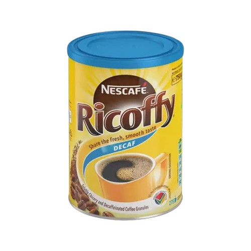 nescafe ricoffy decaf instant coffee 750g