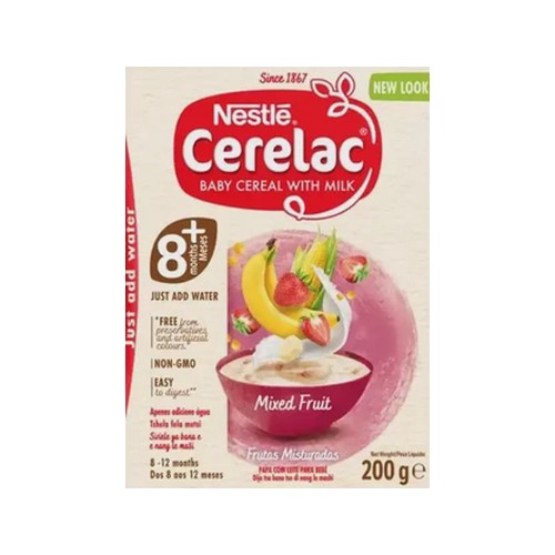 Nestlé Cerelac Mixed Fruit Baby Cereal with Milk 200g