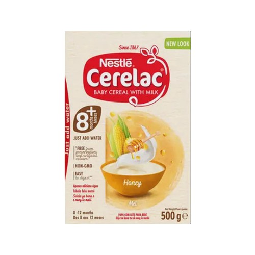 nestle cerelac honey baby cereal with milk 500g