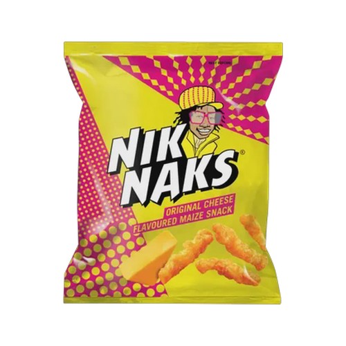NikNaks Original Cheese Flavoured Maize Snack 135g
