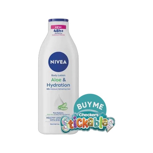 nivea aloe & hydration body lotion 400ml