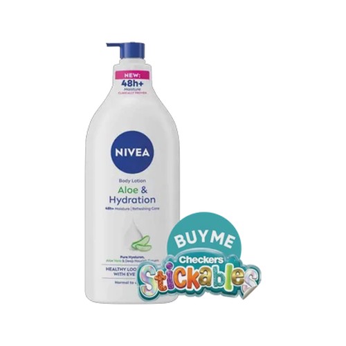 nivea aloe & hydration body lotion 625ml