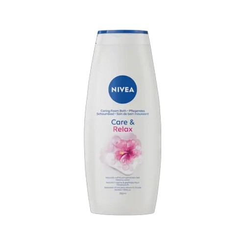 nivea care & relax foam bath 750ml