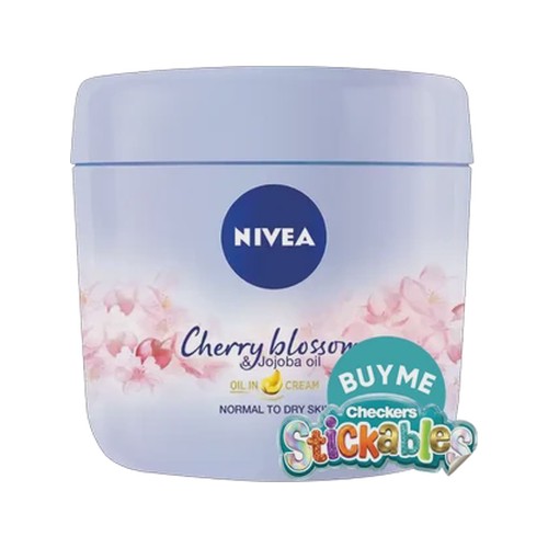 nivea cherry blossom & jojoba oil body cream 400ml