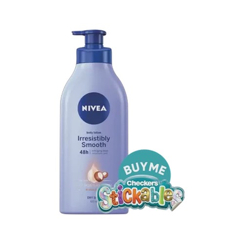 nivea irresistably smooth shea butter body lotion for dry skin 625ml