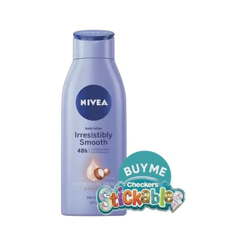 nivea irresistibly smooth body lotion bottle 400ml