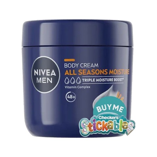nivea men all seasons moisture body cream 400ml