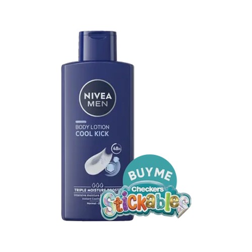 nivea men cool kick body lotion 400ml