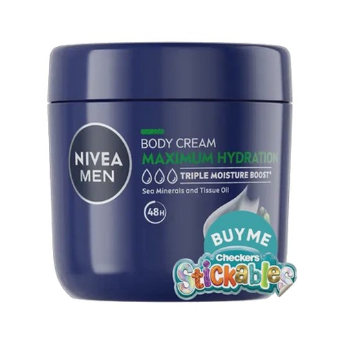 nivea men maximum hydration body cream 400ml