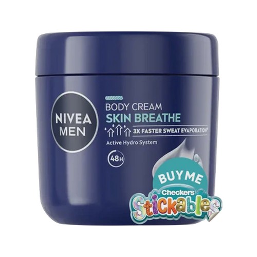 nivea men skin breathe body cream 400ml