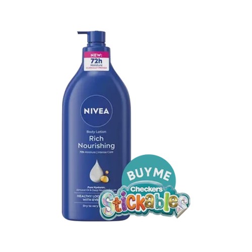 nivea rich nourishing body lotion 625ml
