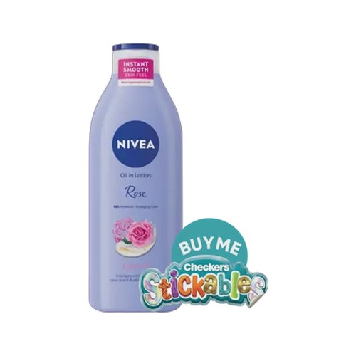 nivea rose & argan oil in lotion 400ml