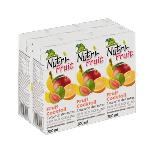 Nutri-Fruit Fruit Cocktail 100 Fruit Juice Blend 6 x 200ml