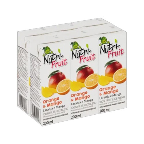 Nutri-Fruit Orange & Mango 100 Fruit Juice Blend 6 x 200ml