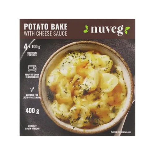 Nuveg Frozen Potato Bake with Cheese Sauce 400g