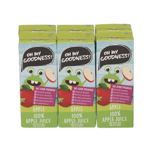 oh my goodness 100 apple juice box 6 x 200ml