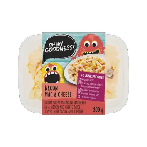 Oh My Goodness Bacon Mac & Cheese Ready Meal 200g