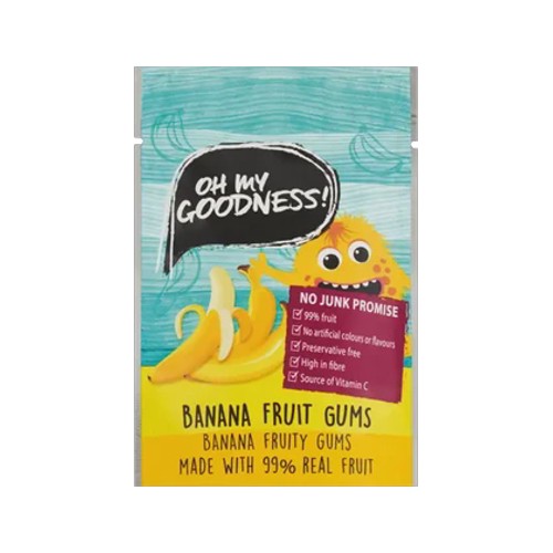 oh my goodness banana fruit gums 30g