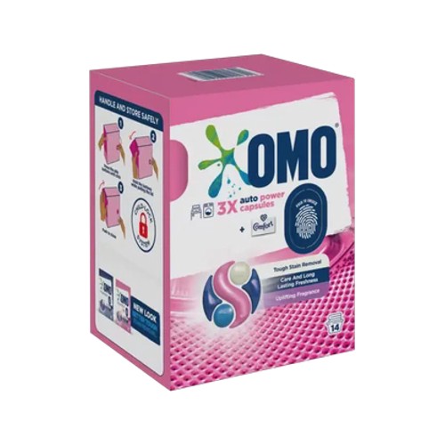omo auto 3x power capsules with comfort 14-pack