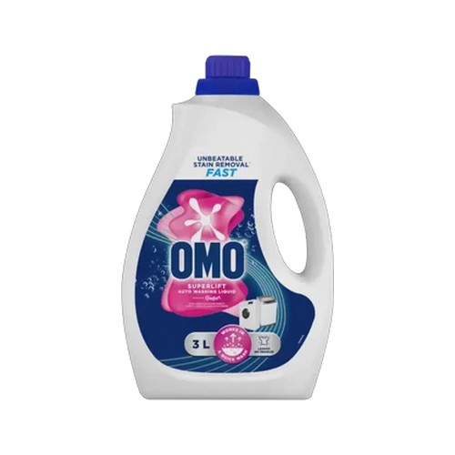 omo superlift auto washing liquid with comfort freshness 3l