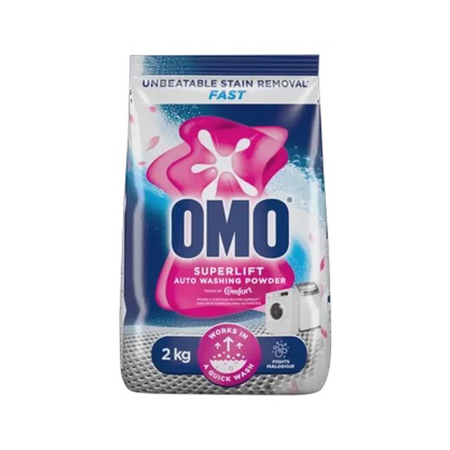 omo superlift auto washing powder with touch of comfort 2kg