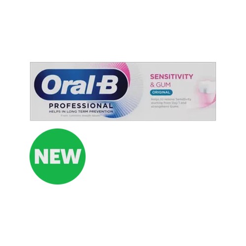 oral-b sensitivity & gum toothpaste 75ml