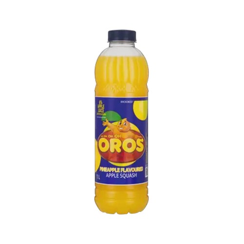oros pineapple flavoured apple concentrated squash 1l
