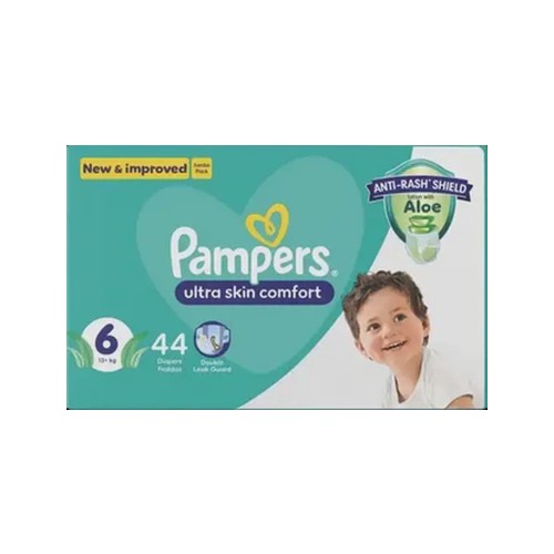 Pampers Size 6 13+kg Disposable Diapers 44 Pack