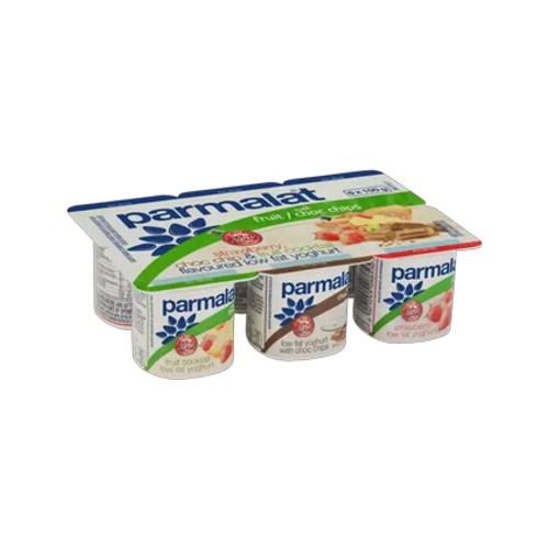 Parmalat Assorted Flavoured Low Fat Yoghurt 6 x 100g