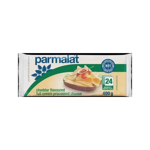 Parmalat Cheddar Flavoured Full Cream Processed Cheese Slices 400g