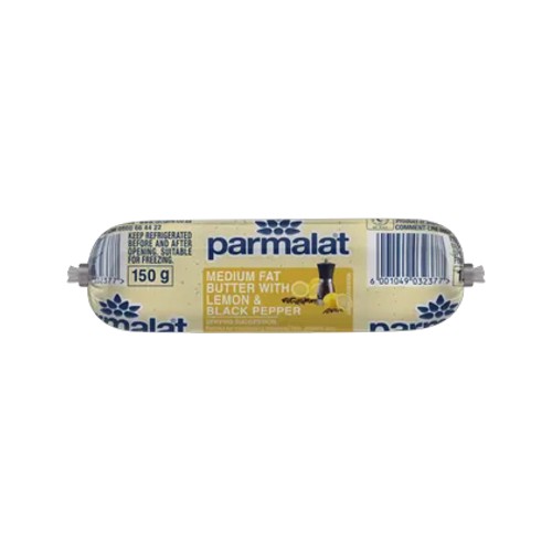Parmalat Lemon & Black Pepper Medium Fat Butter 150g
