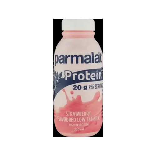 Parmalat Protein+ Strawberry Flavoured Low Fat Milk 350ml