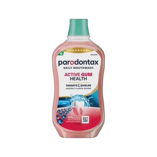 parodontax active gum health alcohol free invigorating mint daily mouthwash 500ml