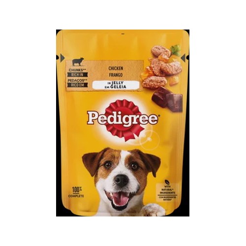 Pedigree Chicken & Veg Dog Food In Jelly 100g