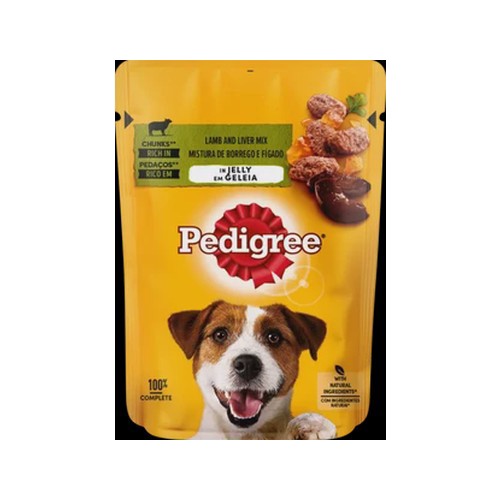 Pedigree Lamb In Jelly Dog Food Pouch 100g