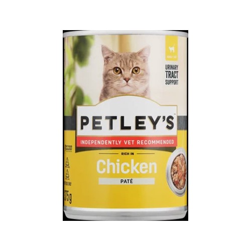 Petley's Coarse Pâté Rich In Chicken Cat Food 375g