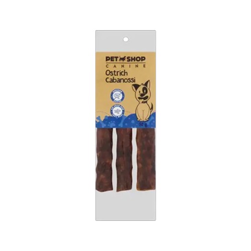 Petshop Ostrich Cabanossi 50g