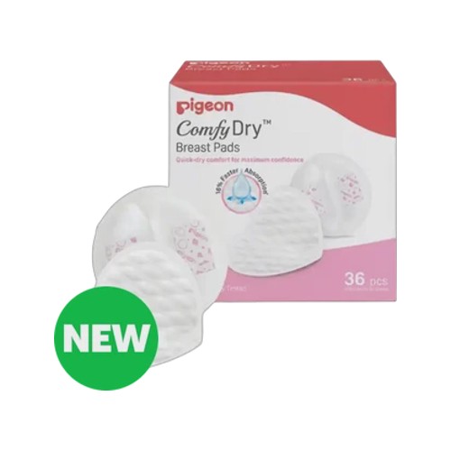 pigeon comfydry breast pads 36-pack