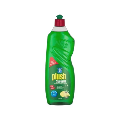 plush supreme lemon dishwashing liquid 750ml