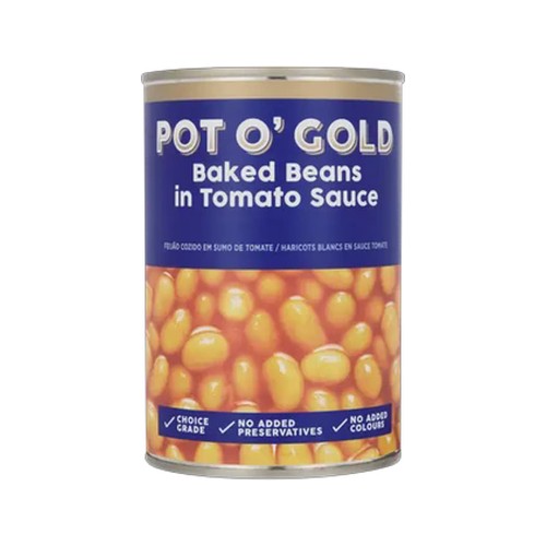 Pot O' Gold Baked Beans In Tomato Sauce 410g