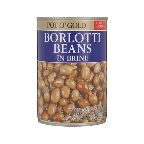 pot o gold borlotti beans in brine 400g
