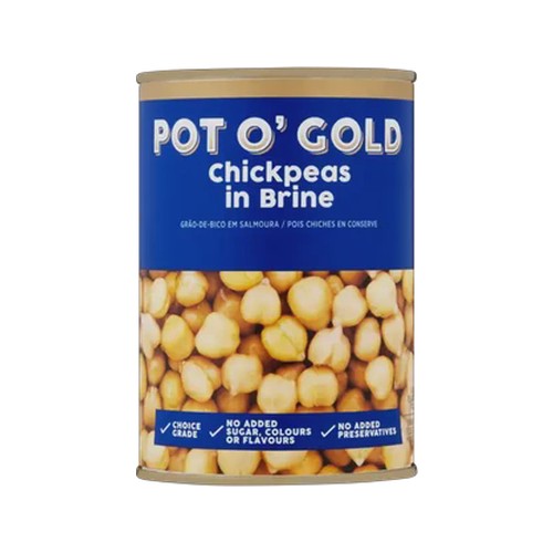 pot o gold chickpeas in brine 400g