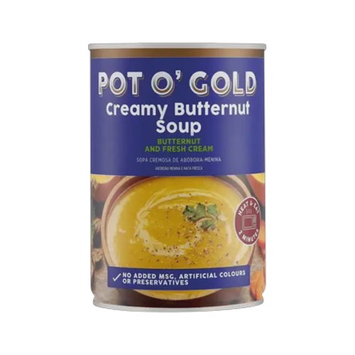 pot o gold creamy butternut soup 410g