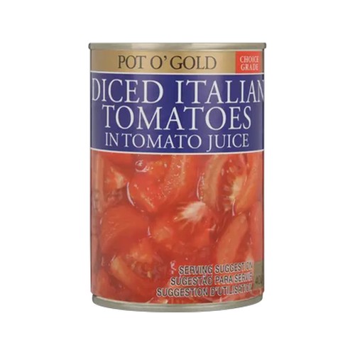 pot o gold diced italian tomatoes in juice 400g