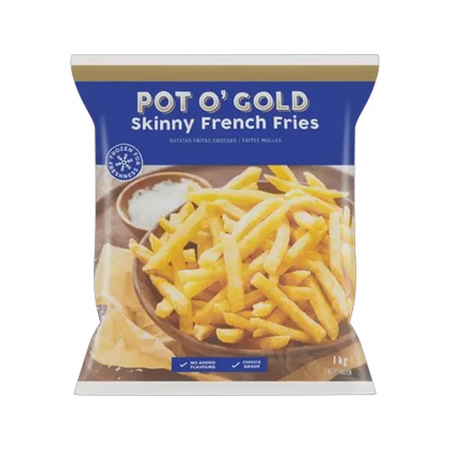 Pot O' Gold Frozen Skinny French Fries 1kg
