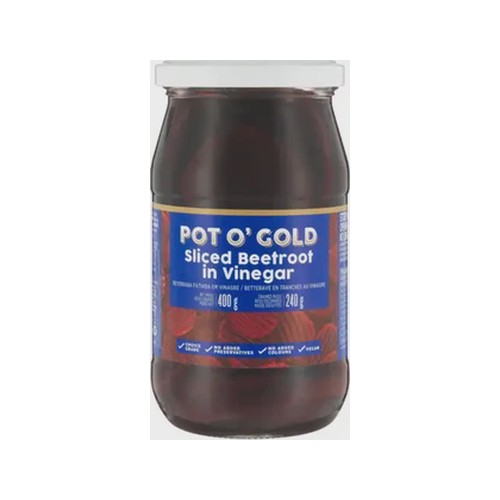 pot o gold sliced beetroot in vinegar 400g