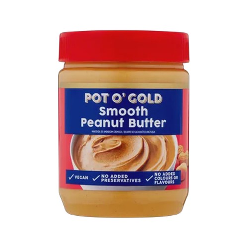 pot o gold smooth peanut butter 400g